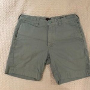 J. Crew Light Green Stanton Short - 7 inch inseam